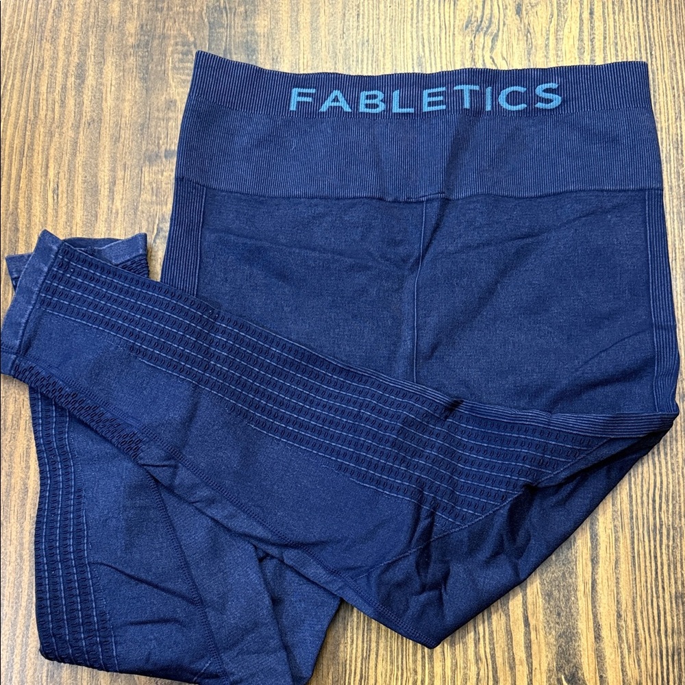 NWOT Fabletics Navy Blue Leggings